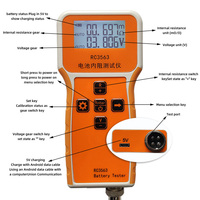 High-end sonda RC3563 o wysokiej precyzji opór wewnętrzny detektor prawdziwe cztery drutu AC bateria litowa realizacji litu kwas litu Tester akumulatora samochodowego 5